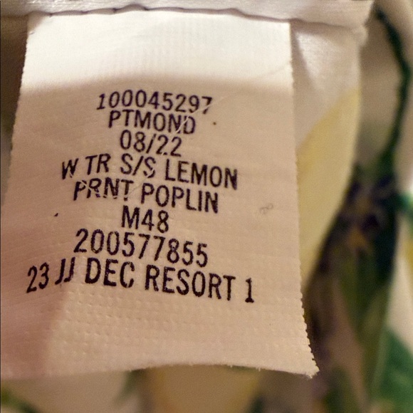 BOYS JANIE AND JACK Lemon Print Button-Down Shirt – Size 6 (6 Years) - Picture 6 of 6